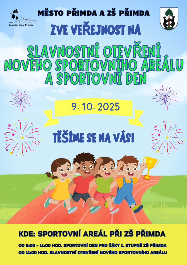 Slavnostní otevření sportoviště při ZŠ
