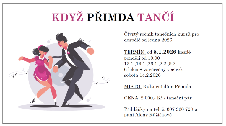 Taneční kurz 2026